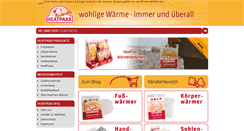Desktop Screenshot of heatpaxx.de
